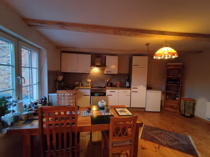 Gemütliche Wohnküche im Ferienhaus